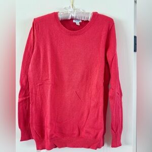 Medium Weight Soft Crewneck Old Navy Sweater - Coral